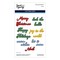 Spellbinders Etched Die By Simon Hurley-Handwritten Holiday Sentiments, Let Snow